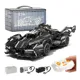 Set Bloques Construcción Coche 1000 Piezas Rainbow Laser Escala 1:14 Control Remoto