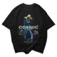 Polo Streetwear COSMIC Catalyst — Arte abstracto que abraza tu estilo 3