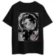 Polo Demon Slayer Tanjiro: ¡Ojo de Demonio en Blanco y Negro!