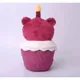 Peluche Osito Rosa Forma Cupcake con Vela Luminosa y Texto Happy Birthday Bordado 4