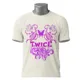 Polo TWICE — Arte tribal violeta para fans de Twice
