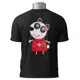 Polo Peppa Pig — Panda con vestido rojo y flor 2