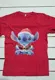 POLO ROJO  NAVIDEÑO STITCH