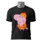 Polo Peppa Pig — Cerdo rosa con gorro y abrigo amarillo 2
