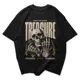 Polo Streetwear TREASURE — Calavera con joyas: Tu actitud, tu estilo 2