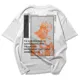 Polo Streetwear — Busto clásico naranja estilo stencil 2
