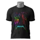 Polo Metallica El Calavera — Estilo Glitch para Fans de Metal