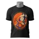 Polo Dragon Ball Goku — Goku señalando con ambas manos estilo retro 2