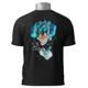 Polo Dragon Ball Vegeta — Vegeta super saiyan azul rompiendo el fondo con un puñ 2