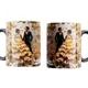 Taza Quinceanera 15 Anos: diseno 3D princesa con flores rosas 7