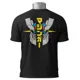 Polo Mazinger Z — Cabeza de robot estilizada con texto vertical 2