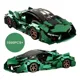 Set Bloques Construcción Coche Deportivo 1314 Piezas Control Remoto Luces LED Verde