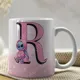 Taza Stitch Monograma Letra N: tu inicial con el alien mas tierno 5