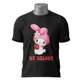 Polo Hello Kitty MY MELODY — Conejo rosa sosteniendo una fresa