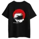 Polo Death Note L Silueta Roja Estilo Japonés Minimalista