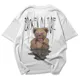 Polo Streetwear BROKEN CULTURE — Oso de peluche con ojos en X y reflejo 2
