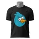 Polo Angry Birds Ice Bird — Cara de pájaro azul con ceño fruncido