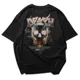 Polo Streetwear Quiet — Calavera y fuego: tu actitud urbana 2