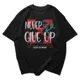 Polo Streetwear NEVER GIVE UP — Nunca te rindas con estilo