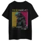 Polo Anime Cyberpunk Techwear: ¡Futurismo Urbano!