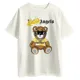 Polo Streetwear Oso Teddy: Actitud Urbana con Cadena