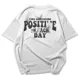 Polo Streetwear FIND SOMETHING POSITIVE IN EACH DAY — Diseño retro positivo en a 2