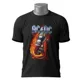 Polo AC/DC — Guitarra eléctrica envuelta en llamas 2