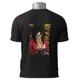 Polo Dragon Ball Goku — Goku con cabello plateado y cuerpo rojo en pose seria 2