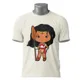 Polo Wonder Woman — Fuerza divina, estilo chibi