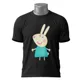 Polo Peppa Pig Rebecca Rabbit — Conejo blanco sonriendo con vestido azul 2