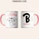 Taza Gato Kawaii Ella Ama Tomar Café Personalizada 3