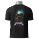 Polo Metallica El Cerebro — Rayos dorados para fans del metal 2