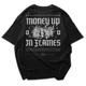 Polo Streetwear MONEY UP IN FLAMES — Domina las calles con fuego en tu pecho 2