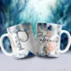 Taza Acuarela Marino Inicial Personalizada con Nombre 4