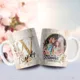 Taza Feliz Día Mamá con Foto e Inicial Personalizada 7