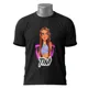 Polo Tini — Retrato de chica con chaqueta rosa y top azul 2