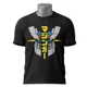 Polo Mazinger Z — Cabeza de robot estilizada con texto vertical
