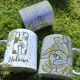 Taza Margaritas Inicial Personalizada con Nombre ?
