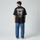 Polo Streetwear Quiet — Calavera y fuego: tu actitud urbana 3