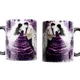 Taza Quinceanera 15 Anos: diseno 3D princesa con flores rosas 5
