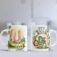 Taza Animales Safari Personalizada con nombre e inicial 8