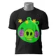 Polo Angry Birds Cerdo — Estrellas en la cabeza, actitud en el pecho 2
