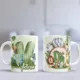 Taza Animales Safari Personalizada con nombre e inicial 9