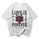 Polo Streetwear LOVE IS FOREVER — Rosa clásica y actitud urbana 🌹 2