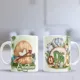 Taza Animales Safari Personalizada con nombre e inicial 5