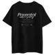 Polo Streetwear Parental Advisory Tipografia Minimal
