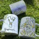 Taza Margaritas Inicial Personalizada con Nombre 4