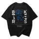 Polo Streetwear BREAK THE RULES — Rosa azul rebelde. 100% algodón. 2