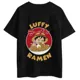 Polo One Piece Luffy Ramen Chibi Kawaii Estilo Japonés
