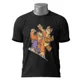 Polo Caricaturas Variadas Burt y Grom — Salta con estilo y paz ☮️ 2